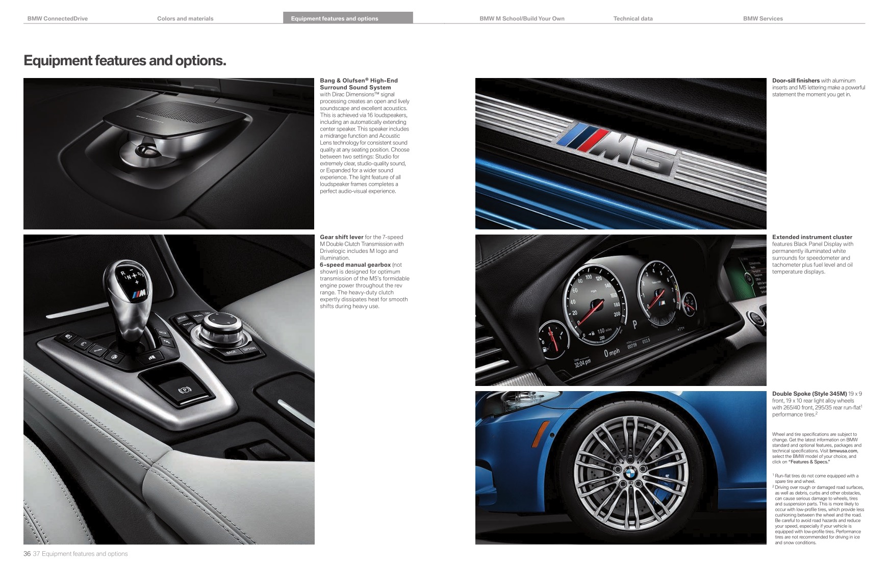 2013 BMW M5 Brochure Page 19